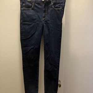 Gap Dark Wash Denim Skinny Jeans Petite 28P